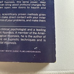 Self Hypnotism: The Technique And Its Use In Daily Living Leslie M. LeCron 1970