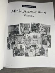 DBQ Mini-Qs in World History Volume 2 Soft Cover NEW