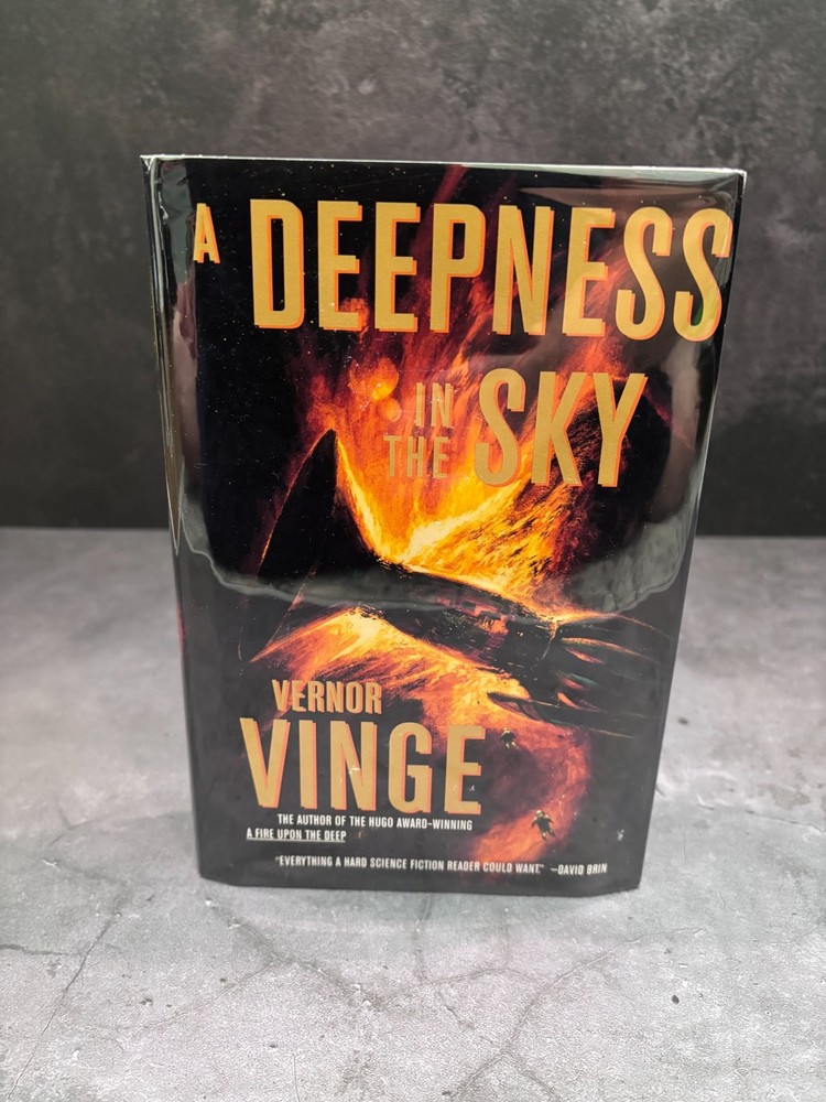 Vernor Vinge Deepness In The Sky Hardcover (Zones #2) Hugo Winner – VERY GOOD