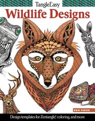 TangleEasy Wildlife Designs: Design Templates for Zentangle (R), Coloring, a…