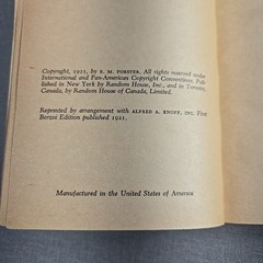 Howards End E M Forster 1921 Vintage Paperback Book