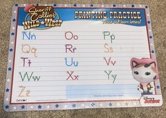 Disney Sheriff Callie’s Printing Practice Trace And Learn Activity Board