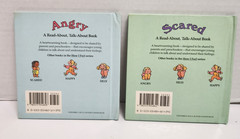 Lot of 4 HC How I Feel Books Marcia Leonard Angry Happy Scared Silly Bantam 1988