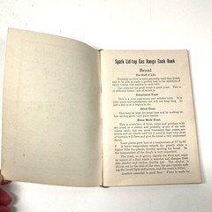 1924 Cookbook Spark Lid-top Gas Range by Leila Adams 128 Pages – Pristine Inside