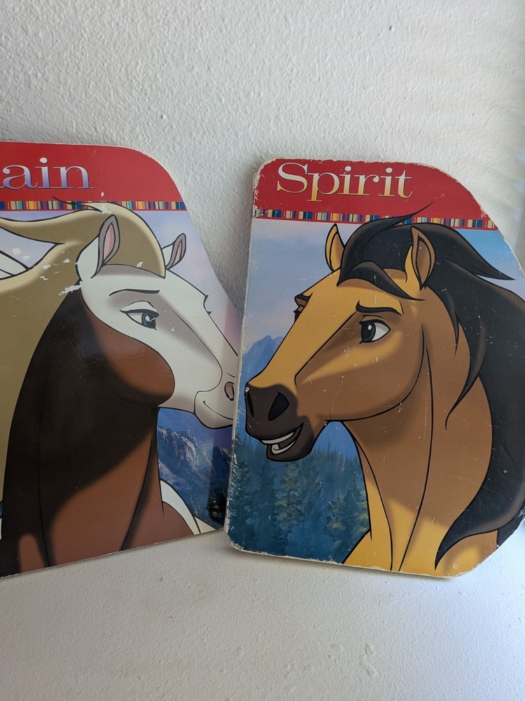 Spirit and Rain a giant shaped Board Book Kathleen Duey stallion of the cimarron
