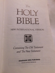 Holy Bible New International Version Old and New Testaments Bonded Leather