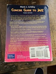 Concise Guide to Jazz (3rd Edition) by Mark Gridley 246 Pages