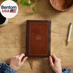 1611 KJV with Apocrypha, Brown Leathersoft: Holy Bible