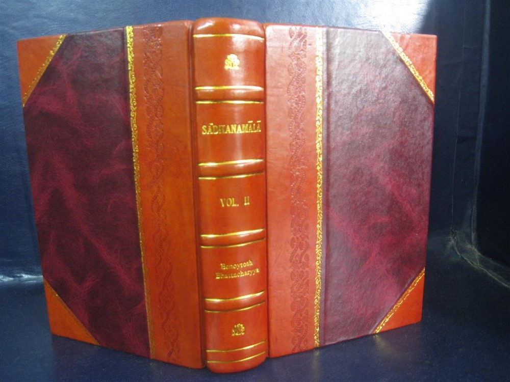 Sadhanamala Volume 2 1928 [Leather Bound]