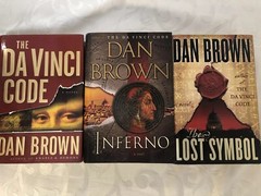Lot of 3 (#2-4) ROBERT LANGDON Series Set HARDCOVER Books by Dan Brown First Ed