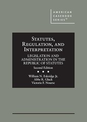 Statutes Regulation and Interp – VERY GOOD
