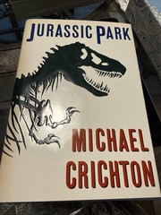 JURASSIC PARK – MICHAEL CRICHTON (HC/DJ 1990) First Edition 1st Printing