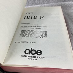 Vintage The Bible Revised Standard Version 1973 ABS Concordance Hardcover Maps