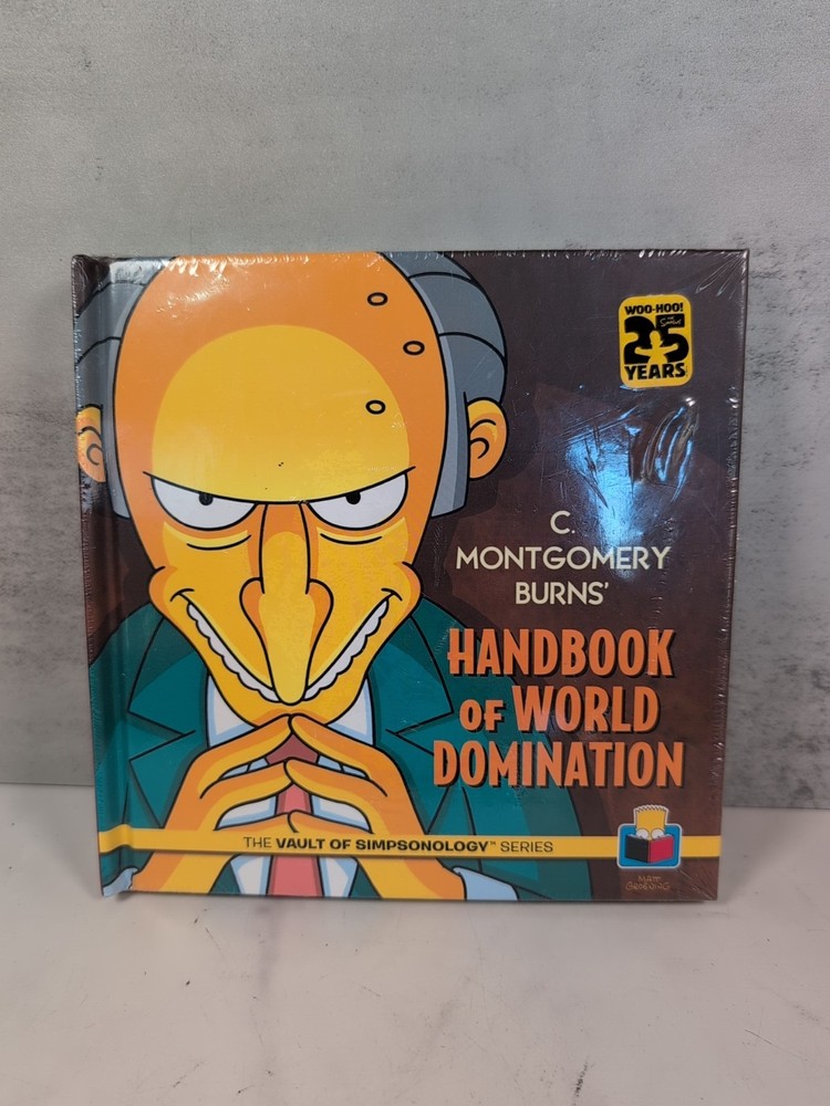 2014 Simpsons C. Montgomery Burns’ Handbook of World Domination by Matt Groening