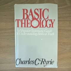 Charles C. Ryrie Basic Theology Hardcover Chariot Victor Pub 1986 Dust Jacket
