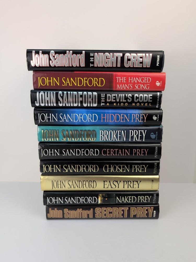 SIGNED* John Sandford 10 HC Book Lot Prey Series 1st Edition/Printings HC/DJ