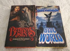 ROBERT MCCAMMON 2 Paperback Book Lot HORROR Bethany’s Sin BLUE WORLD Good