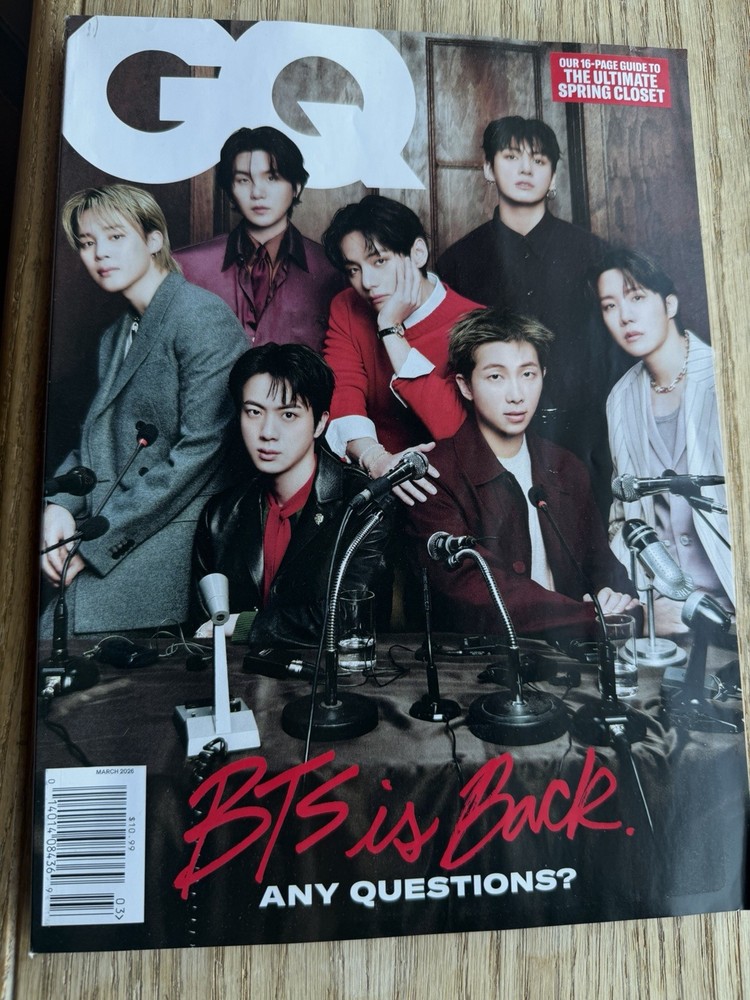 BTS – GQ MAGAZINE – BRAND NEW – MARCH 2026 K-Pop