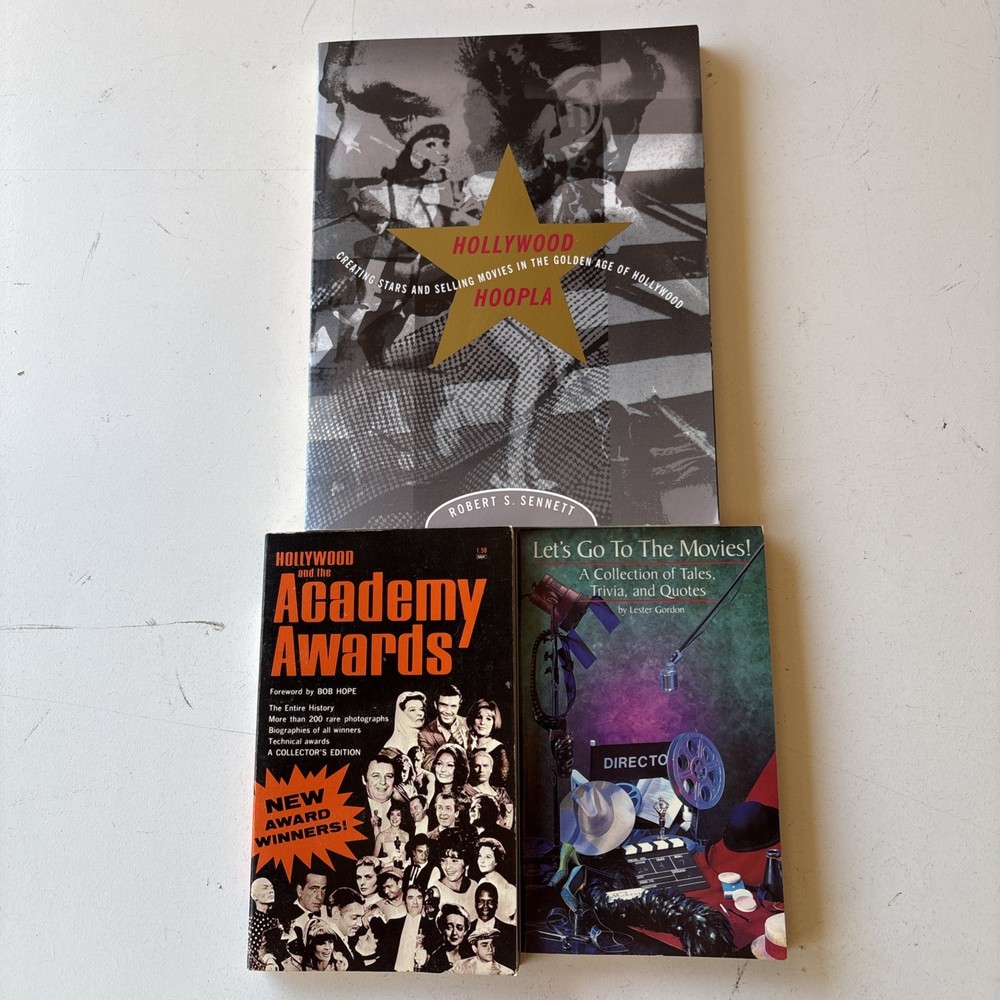 Lot of 3 Hollywood Paperbacks See Photos for Titles (U8)