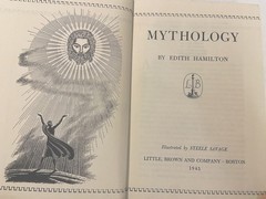 Mythology by Edith hamilton Hardcover 1945