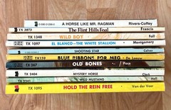 Vintage Scholastic Paperback Horse Books From 1960s-70s, Lot of 10 Chapter Books