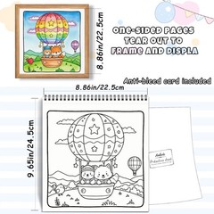 Relaxing Spiral-Bound Coloring Book for Mindfulness & Creativity – 32 Pages