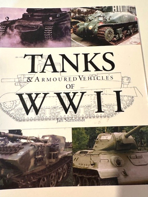 Tanks & Armoured Vehicles of WWII Book by Jan Surmondt 240 Pages -Free Ship