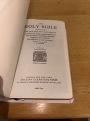 Vintage Order Of The Eastern Star Holy Bible King James Small 5 1/2” With Box