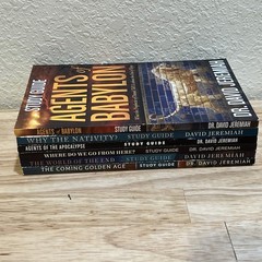 6 Dr. David Jeremiah Hardback Books & 6 Paperback Study Guides