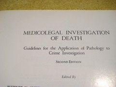 Medicolegal Investigation of Death: 2nd ed. hardcover 1980 Spitz + Fisher