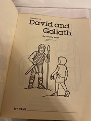 My Very First Coloring Book Story of David and Goliath Pb 1985 Warner Press