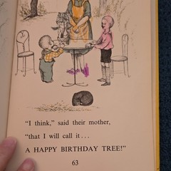 The Happy Birthday Present by Joan Heilbroner – hardcover kids book – 1962