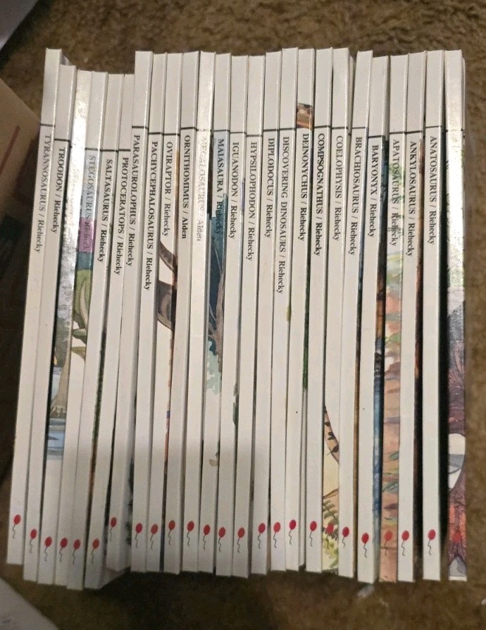 25 of 26 Books Janet Riehecky Childrens Dinosaur Books World Tyrannosaurus Youth