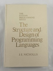 The Structure & Design of Programming Languages Nicholls 1975 HC Computer Book