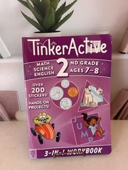 Tinkeractive 2nd Grade 3-In-1 Workbook: Math, Science, English Language Arts