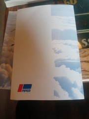 1979 Piper Commercial Pilot & Flight Briefers Manual & Workbook Lot Aviation (R)
