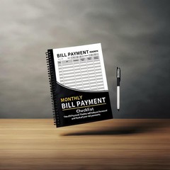 2PCS Monthly Bill Payment Checklist: Bill Tracker Notebook, the 4-Year Guide
