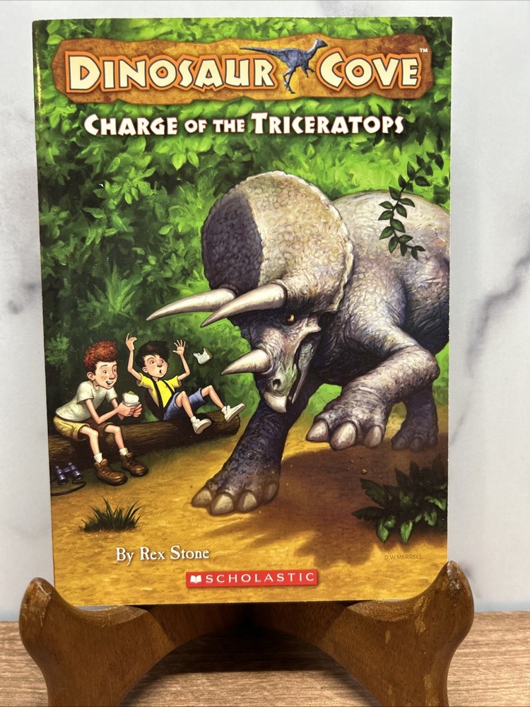 Dinosaur Cove Charge of the Triceratops by Rex Stone Scholastic Paperback NEW