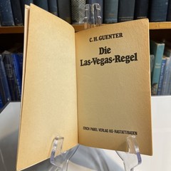 Die Las-Vegas-Regel. MD-Mister Dynamit-Taschenbuch Guenter, C. H. 1980