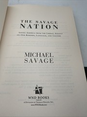 The Savage Nation – Michael Savage – 2002 WND Books – Hardcover