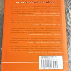 Keith Ferrazzi & Tahl Raz Never Eat Alone Personal Success Paperback