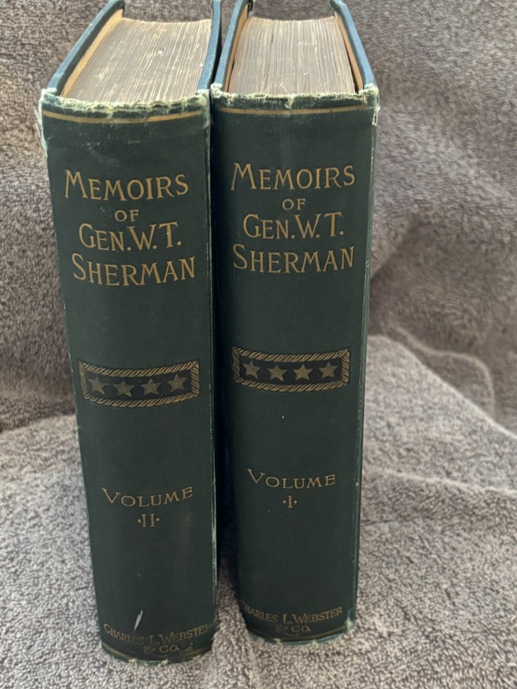 Memoirs of General W.T. Sherman, Volume I&II 1891 Edition