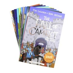 The Legends Of King Arthur 10 Books Box Set By Tracey Mayhew-Ages 7-9- Paperback