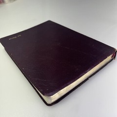 The Student Bible NIV Burgandy 1987 Zondervan Bonded Leather index