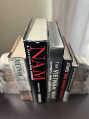 Vietnam War 5 Book Lot | Signed Bruce E. Jones | Karnow, Ken Burns, NAM, Letters