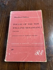 Poetry of the New England Renaissance