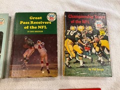Vintage Football Books & Record Guides Lot – 11 Mid-Century Titles (1930s-1960s)