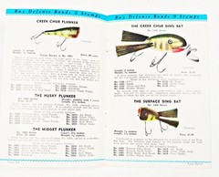 Extremely Rare 1942 Creek Chub Lures Wartime Expo Booklet EX Condition