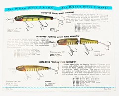 Extremely Rare 1942 Creek Chub Lures Wartime Expo Booklet EX Condition