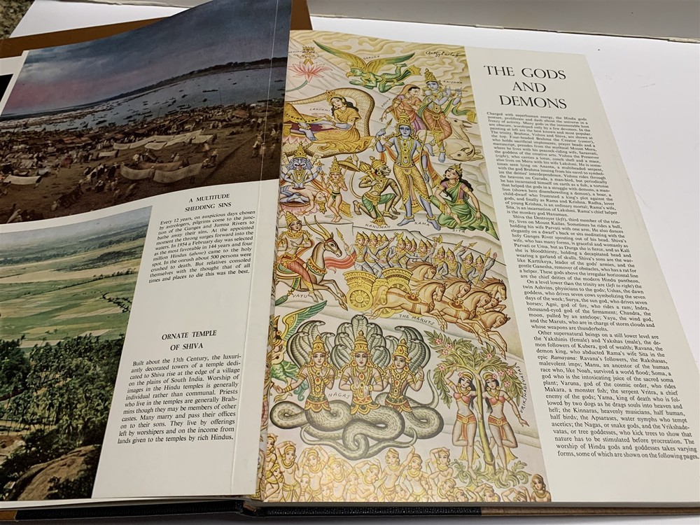 1957 The World’s Great Religions Time Life HB with Slipcase History Pictoral LG
